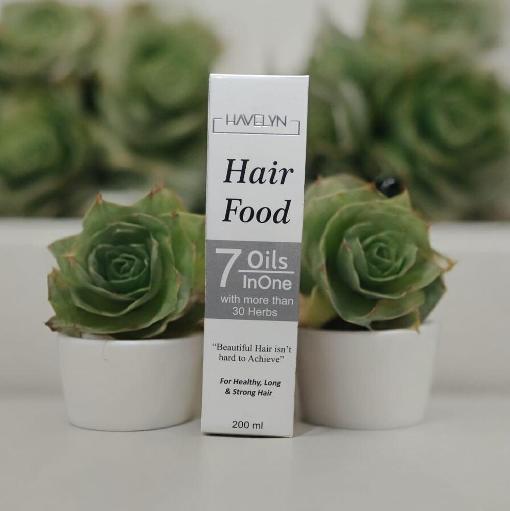 Havelyn Hair Food 7 Oils In One (200ml) – 30+ Herbs for Fast Hair Growth, Strong & Long Hair